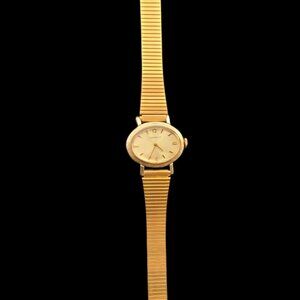 Caravelle by Bulova Wide Oval Ladies Vintage Mechanical Watch